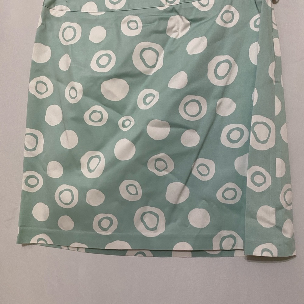 Talbots Green A-Line Mini Skirt Casual Resort Wear
